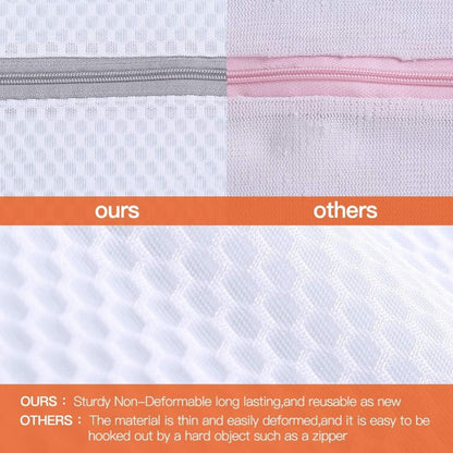 4pcs Premium Mesh Laundry Bags with Durable Zipper - Breathable & Rust-Proof for Delicates, Bras, Socks - Versatile Sizes, Ideal for Efficient Washing, Laundry Room Accessories, Laundry Bags